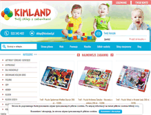 Tablet Screenshot of kimland.pl